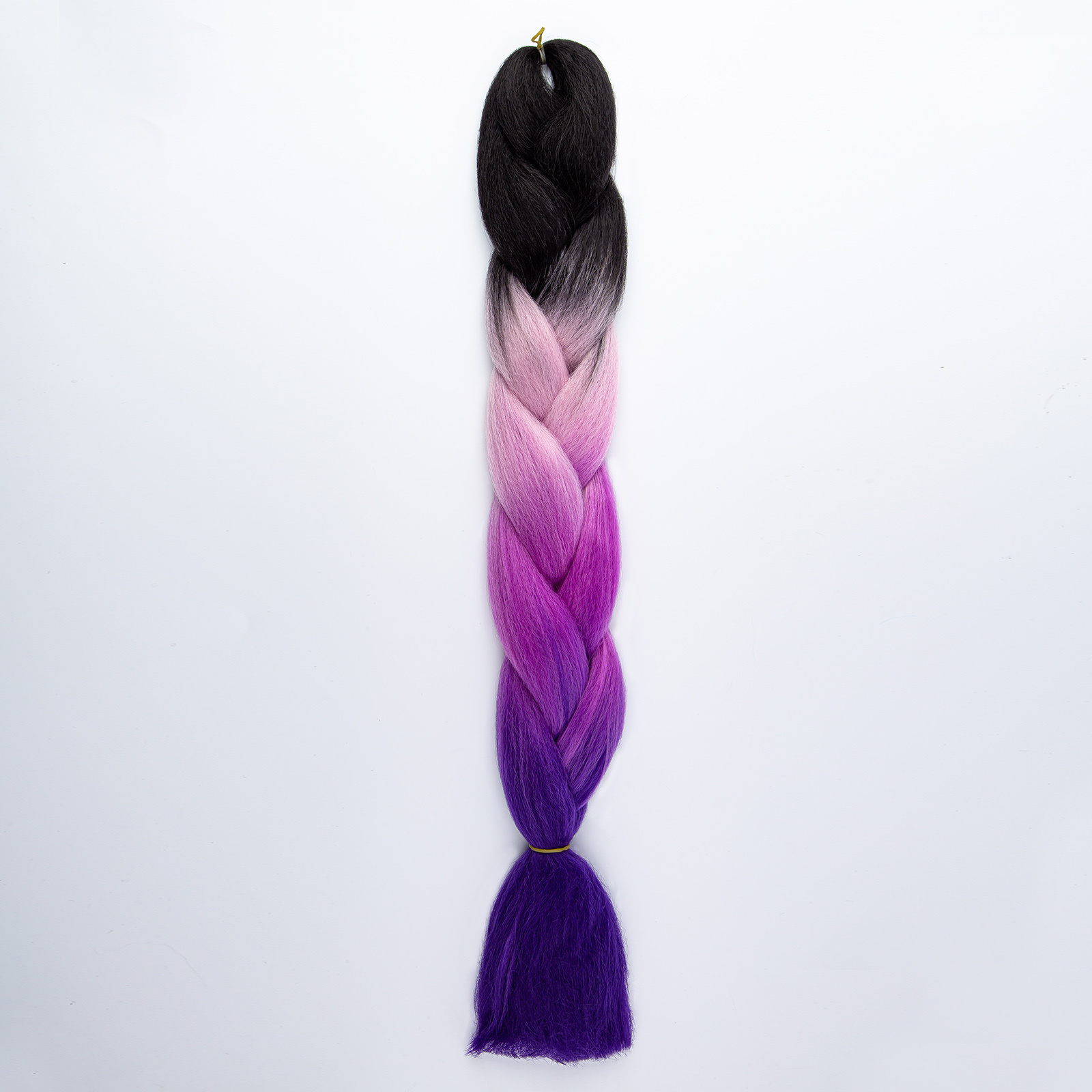 dark purple braids