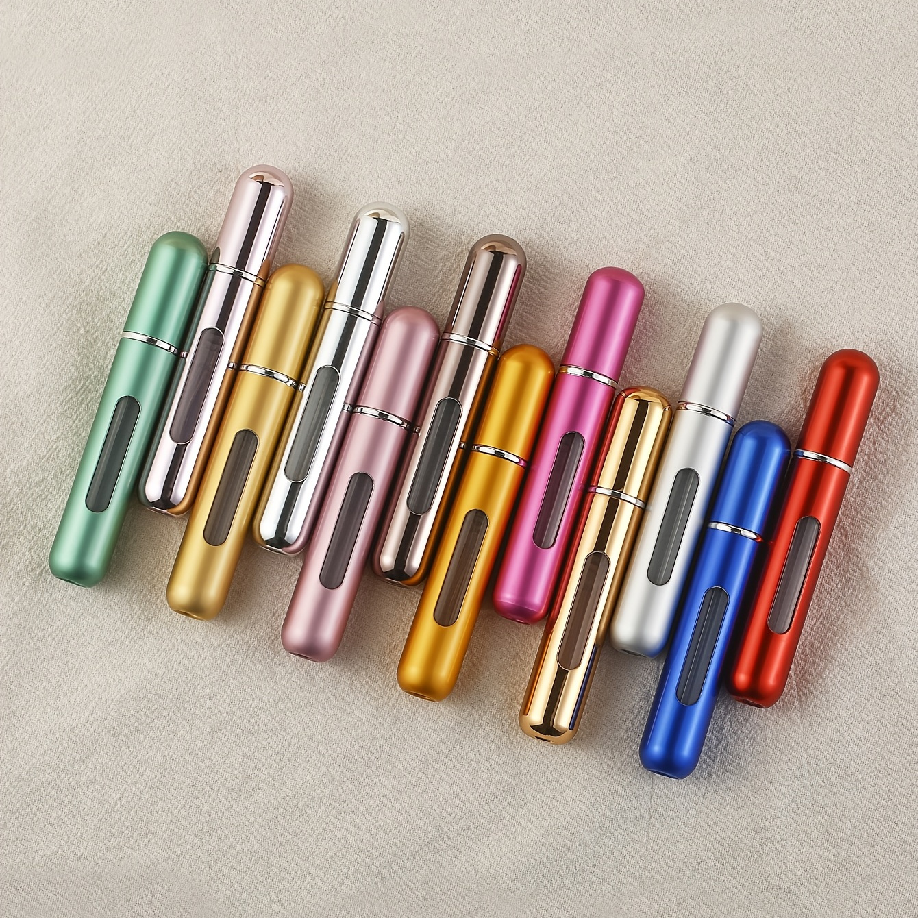 Topseller 5ml Portable Mini Refillable Perfume Atomizer Bottle for Travel  Spray Scent Pump Case Multicolor - 8 Pack