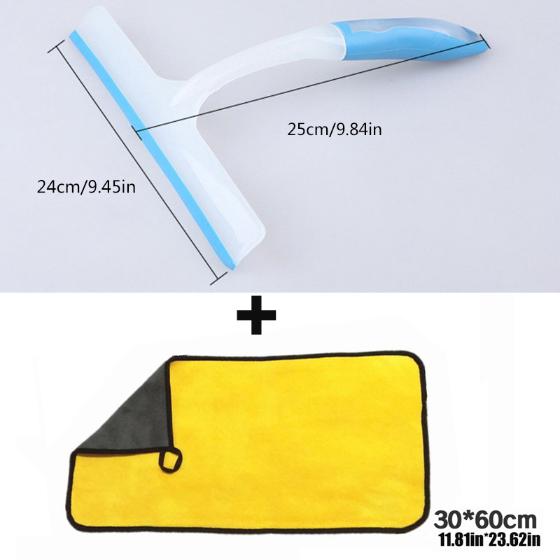 Unique Bargains Silicone Car Water Blade Dryer Squeegee Window Glass  Scraper Cleaner Wiper Tool