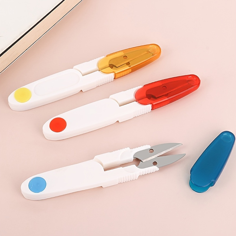 3Pcs Sewing Scissors Clippers, Multipurpose Quick-clip Yarn Thread Cutter,  Portable Embroidery Thrum Fishing Thread Cutter, Mini Snips Trimming Nipper