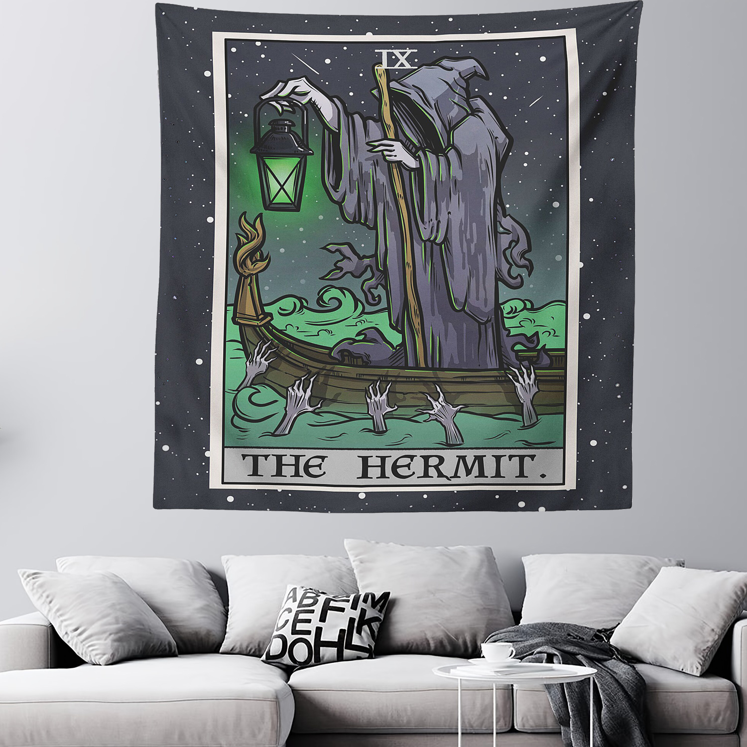 The hermit tarot online tapestry