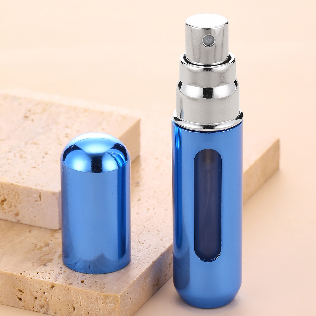 Portable Mini Refillable Perfume Atomizer Bottle Spray, Scent Pump Case for  Travel 4 Pcs Pack of 5ml