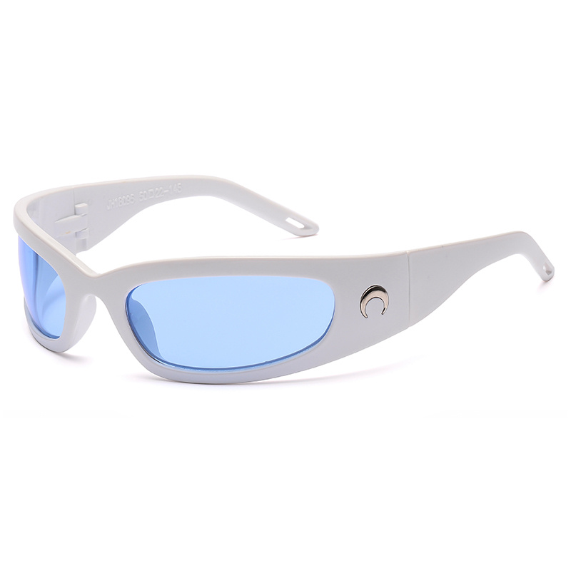 New Athletic Sunglasses Fashion Moon Pattern Outdoor Sunscreen Glasses Men's and Women's Sports Riding Hiking Marathon Sunshades Sun Glasses