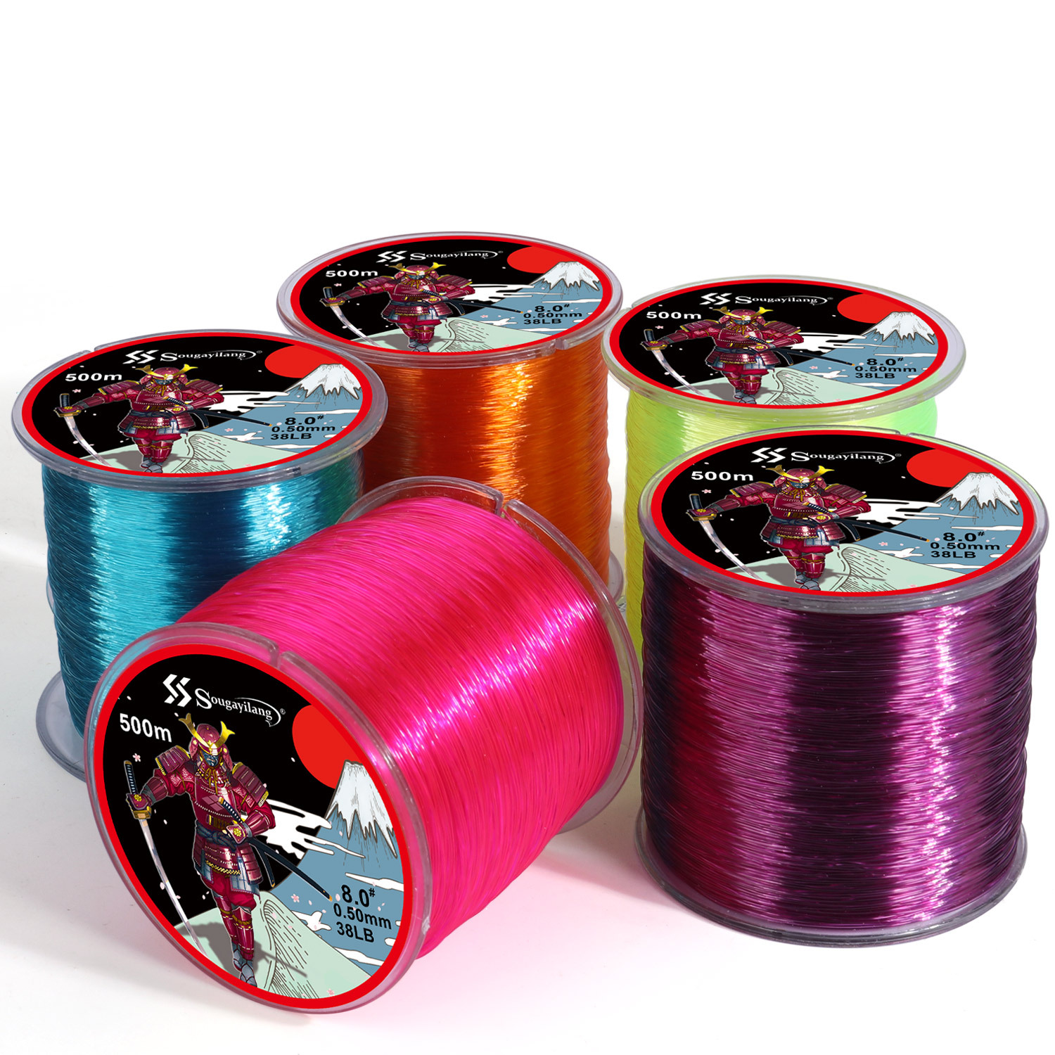 Nylon Fishing Line Spearfishing Lines Low Elongation Non-absorbent  Non-fading