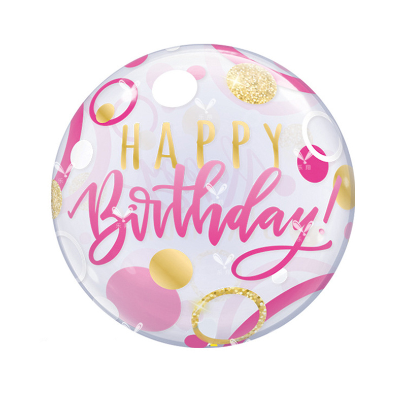 1pc Palloncini In Alluminio Trasparente Happy Birthday (18 - Temu Italy