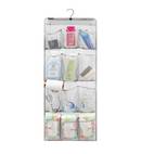 1pc mesh shower organizer hanging caddy quick dry bathroom storage for toiletry accessories with rotating hanger