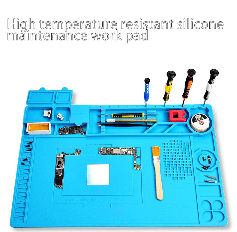 Silicone High Temperature Resistant Heat Insulation Mat with Scale Rul