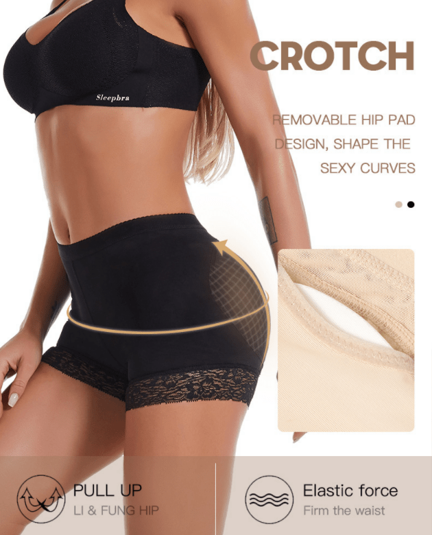 Sexy Boyshorts With Push Up Pad For Women Buttocks Klopp Shaper And Hip  Enhancer Underwear From Bichung, $29.45