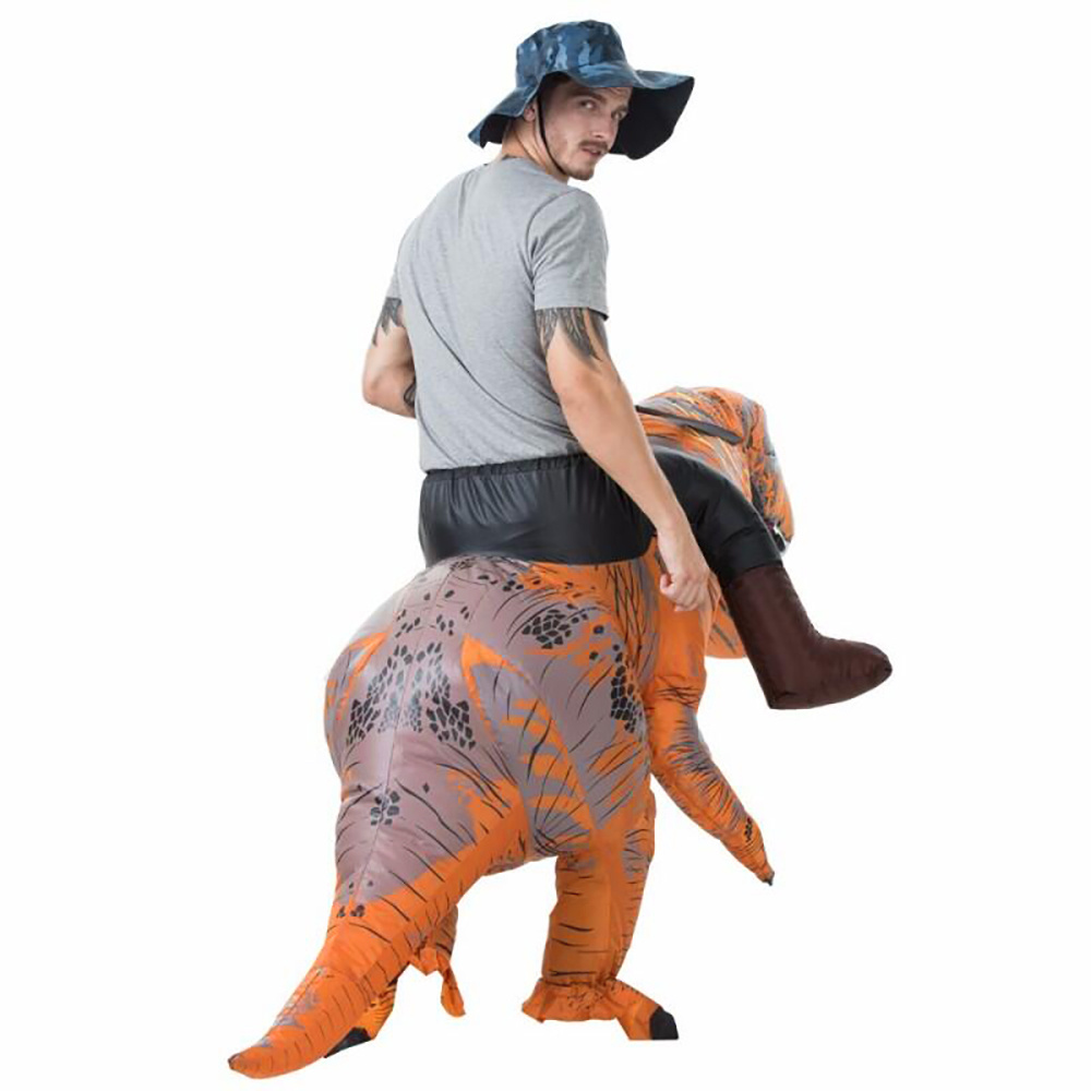 Inflatable Dinosaur Costumes Adult T rex Ride Fancy - Temu