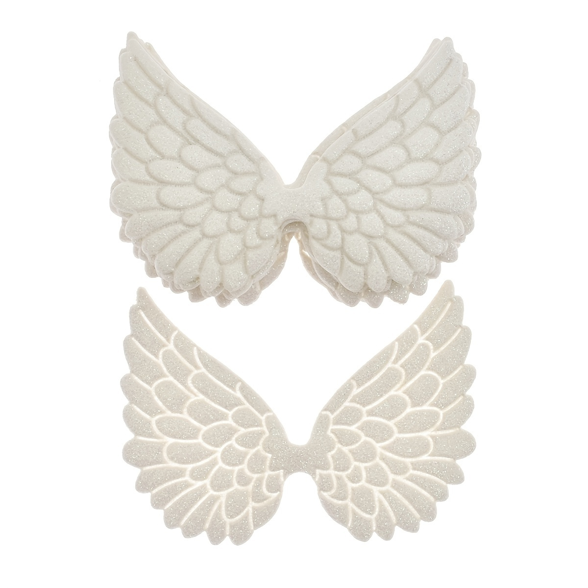 Angel Wings Patches Gold Stamping Fabric Embossed Pvc - Temu