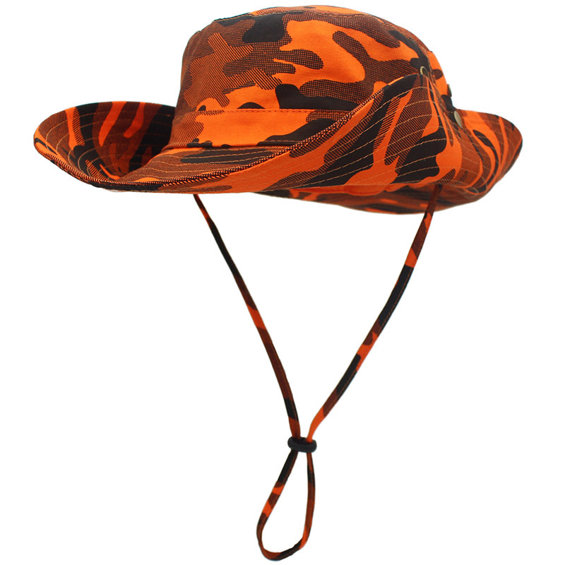 Mens Wide Brim Bucket Hat Sunscreen Outdoor Hat Camouflage Jungle  Mountaineering Fishing Cowboy Hat Cotton Quick Dry Hat, Today's Best Daily  Deals