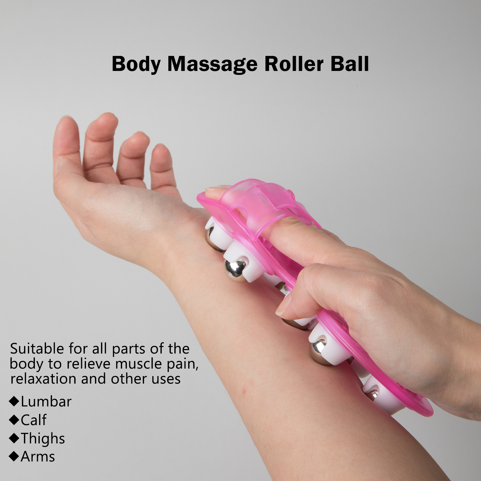 Hand Held Massage Balls, Palm Shaped Massage Glove Full Body Massage Tool  With Roller Ball For Back Neck Joint Foot Shoulder Leg