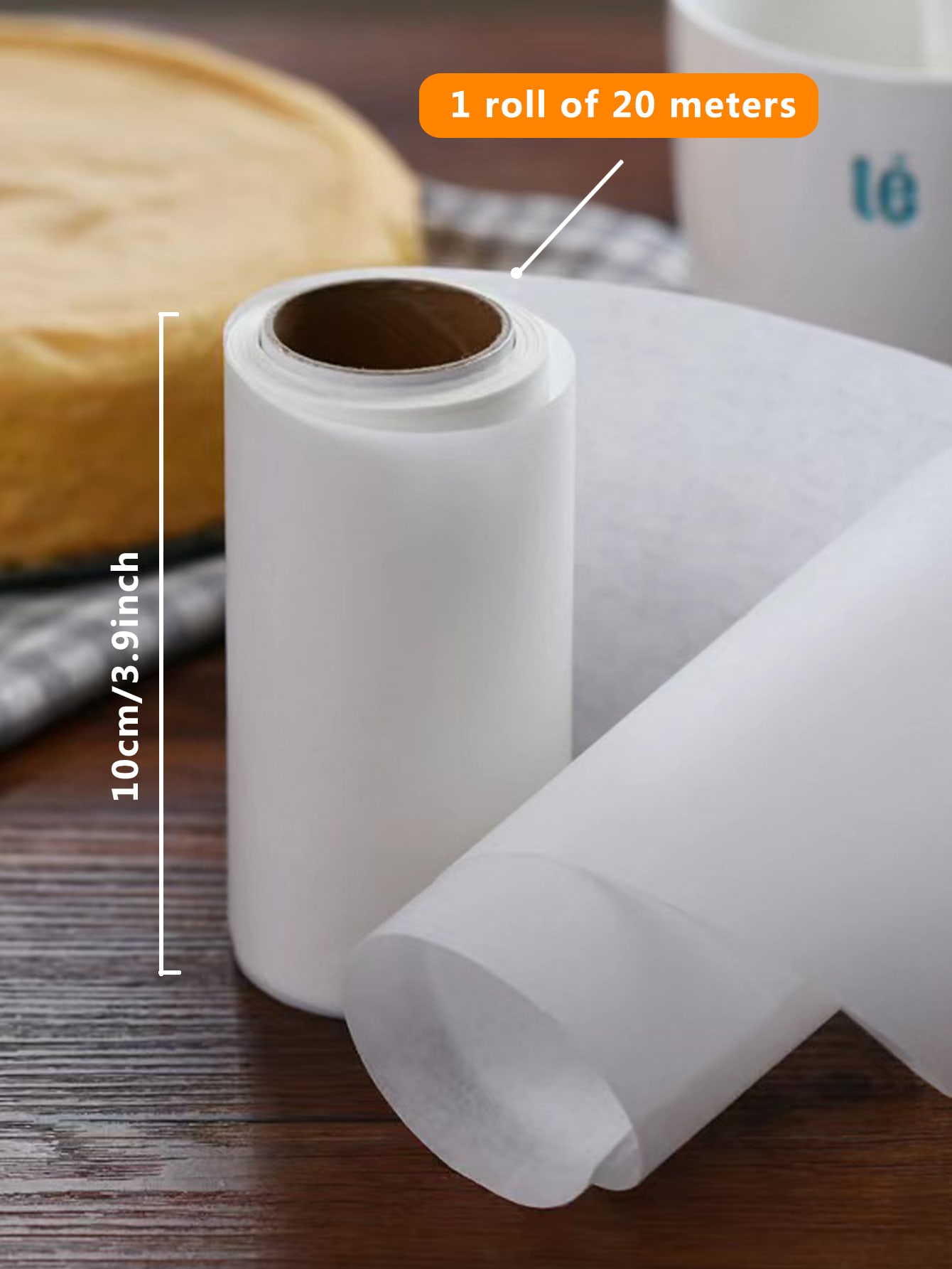 Nonstick Cake Pan Liner Roll Baking Parchment Paper For - Temu
