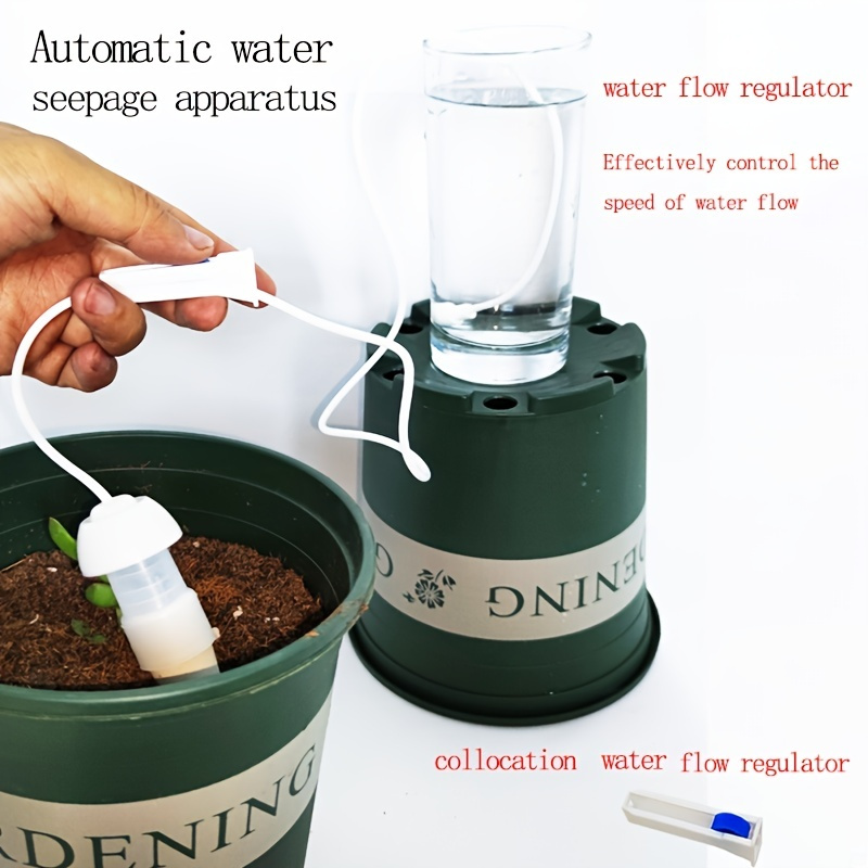 

6pcs, Automatic Watering Device, Flower Sprinkling Artifact, Holiday Business Trip, Household Drip Watering Device, Drip Watering Device, Lazy Person, Potted Plant, Water Seepage Device