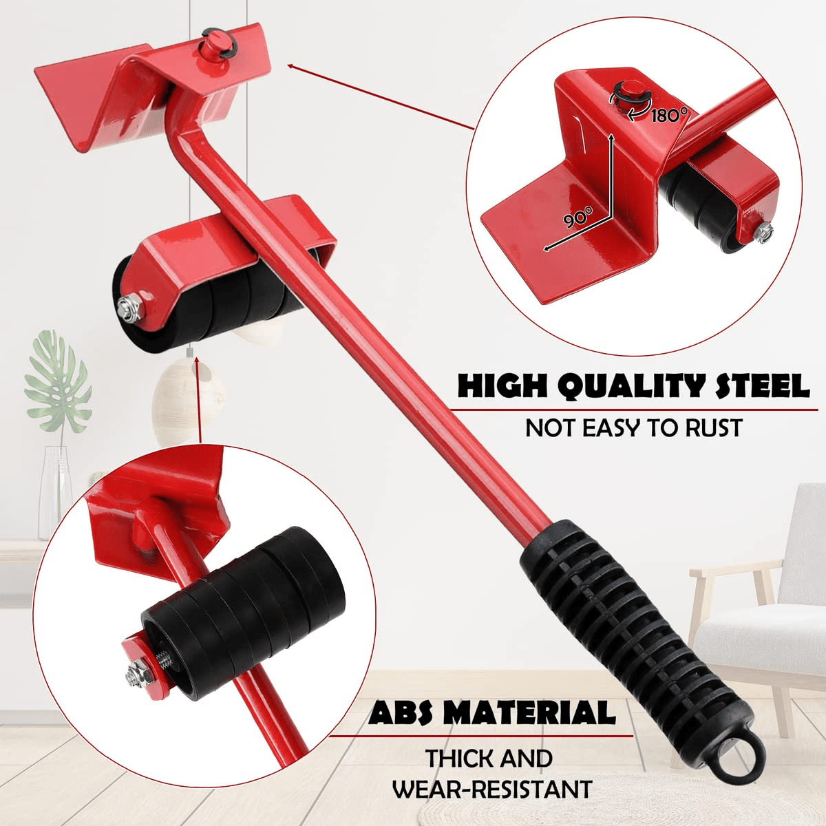 Furniture Lifter Tool Transport Shifter, Heavy Duty Appliance Rollers  Moving Men Furniture Sliders For Tile Floors, Appliance Mover Leverage  Tools Refrigerator Sliders For Hardwood Floors - Temu United Arab Emirates