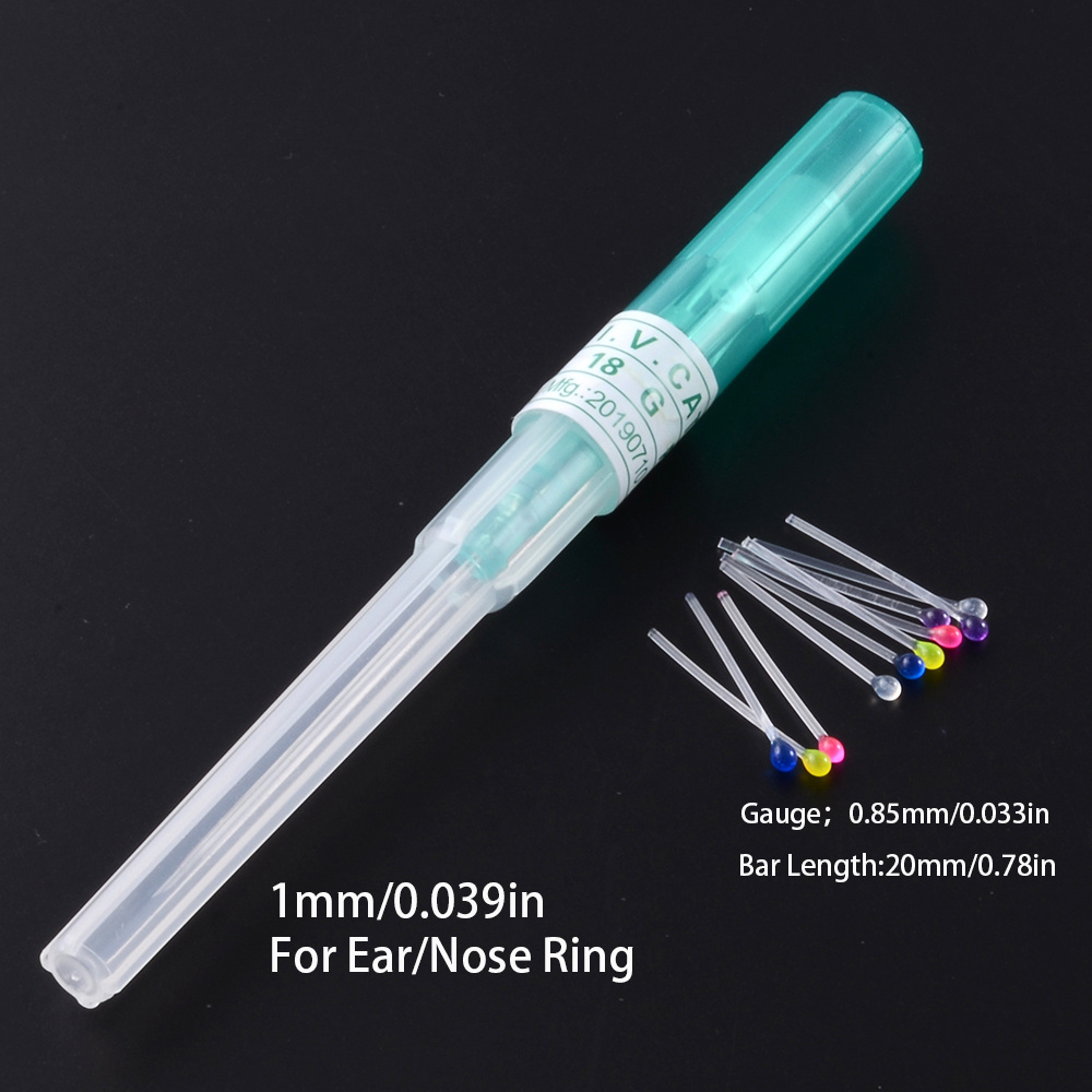 Sterile Disposable Piercing Needles For Navel Nipple Ear - Temu