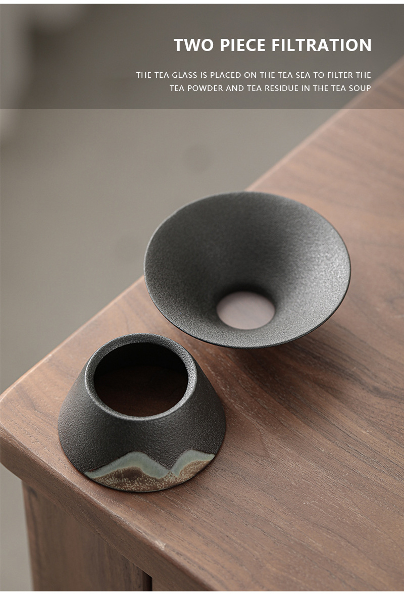 1pc Ceramic Traditional Tea Cup Kung Fu Tea Set With Mesh Filter Shop On Temu And start Saving