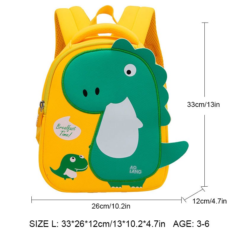Kids Backpack With Cute 3d Dinosaur Shape Kindergarten Small School Bag Boys  Girls Children Gifts (p