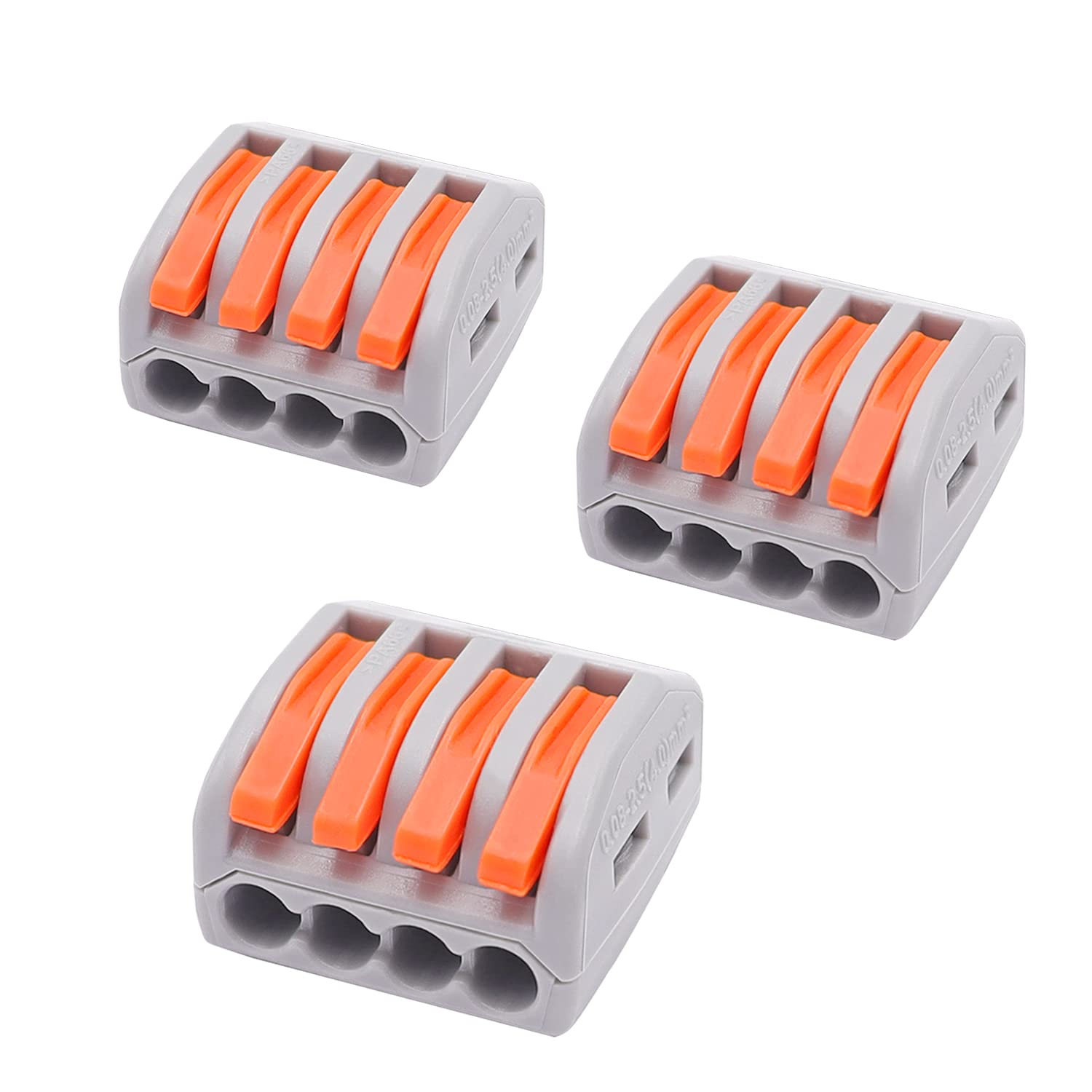 4 Port Lever Wire Nut Wire Compact Wire Connector Quick - Temu