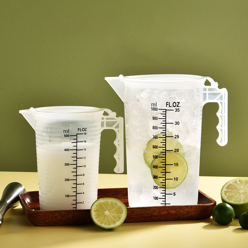 Measuring Cup With Lid Graduated Clear Baking Supplies - Temu