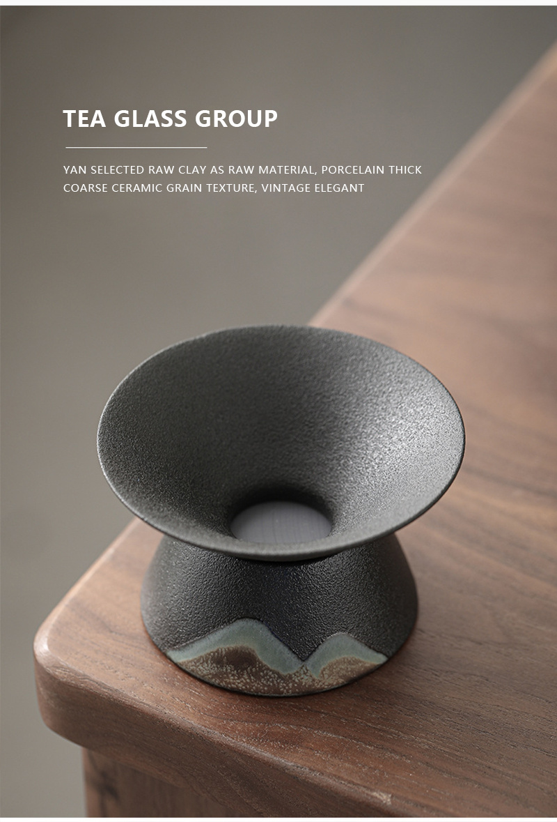 1pc Ceramic Traditional Tea Cup Kung Fu Tea Set With Mesh Filter Shop On Temu And start Saving