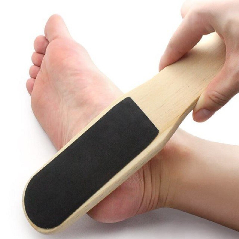 Foot Scrubber For Dead Skin Foot File Callus Remover Wooden Pedi Foot  Scrubber