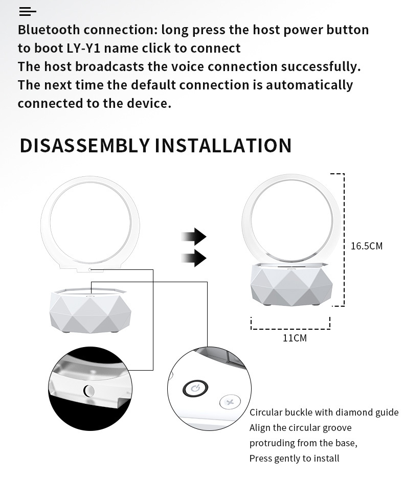 Portable RGB Light Speaker