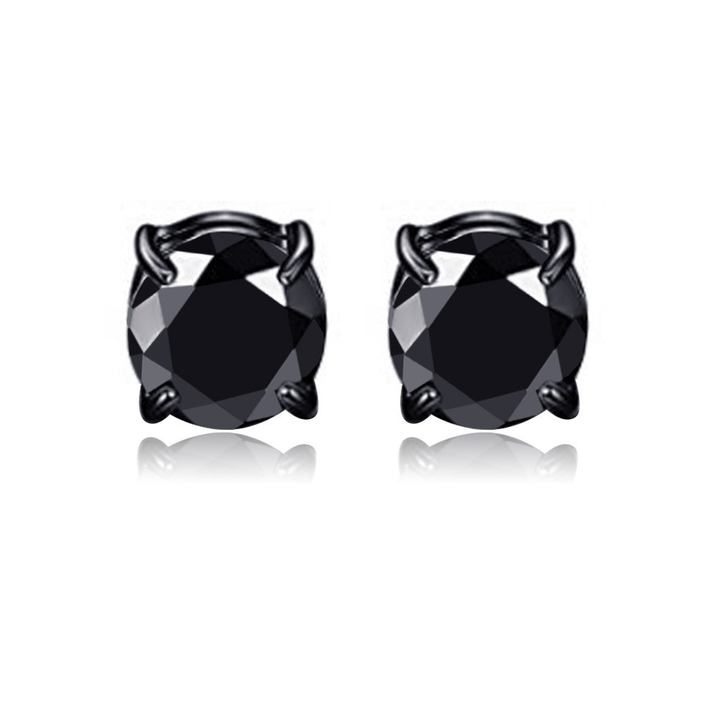 Jstyle 2 Pairs Stainless Steel Magnetic Stud Earrings for Men Women  Non-piercing CZ Hypoallergenic 5-8MM
