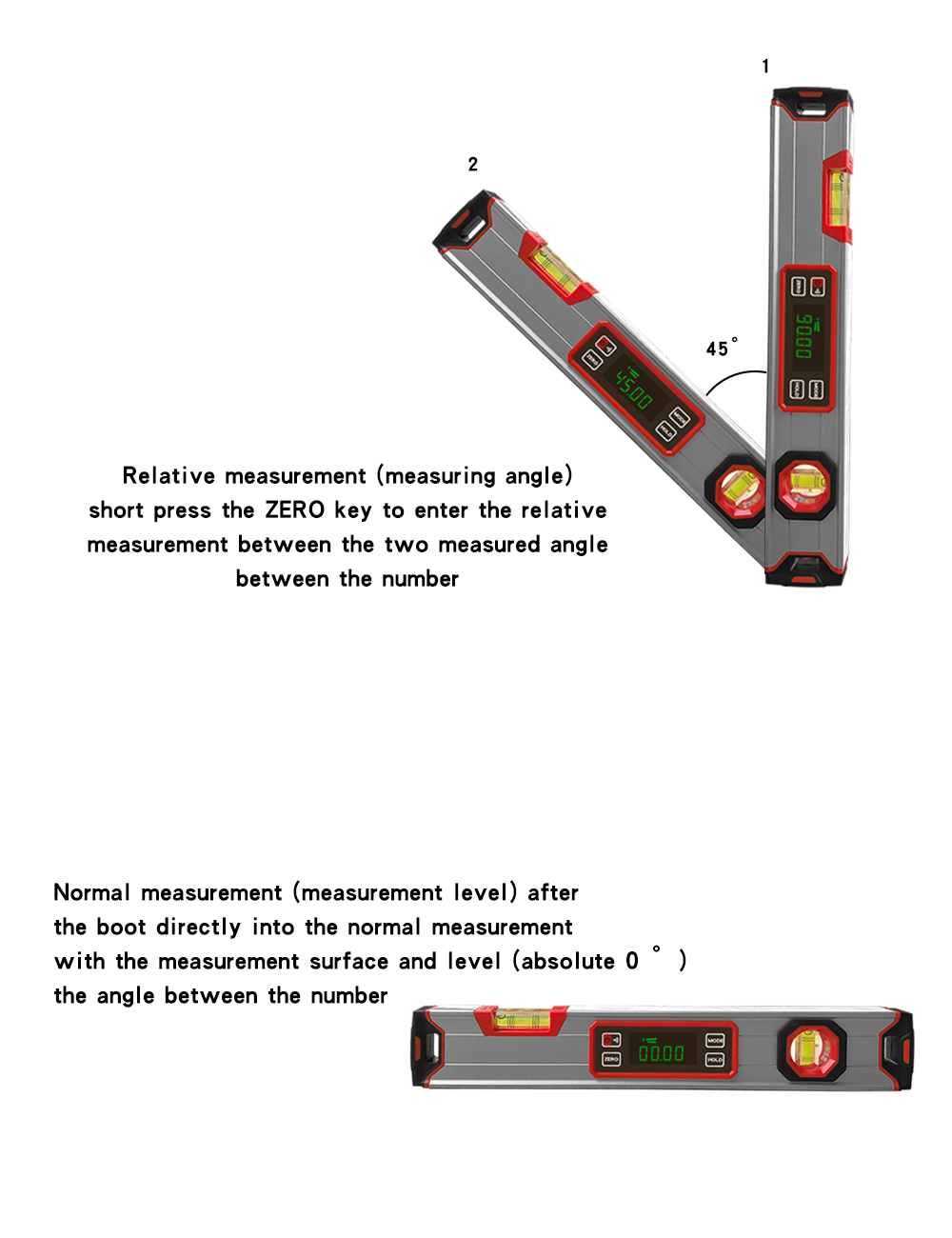 Digital Protractor Angle Finder 360° Inclinometer Temu