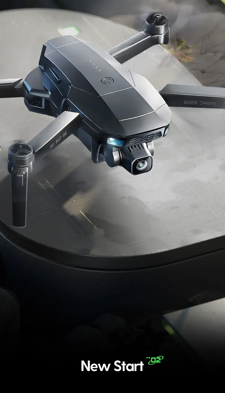 capture stunning aerial photos 4k movies with this powerful drone anti shake gimbal details 1