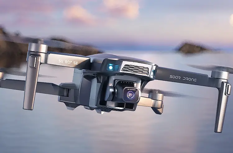 capture stunning aerial photos 4k movies with this powerful drone anti shake gimbal details 5