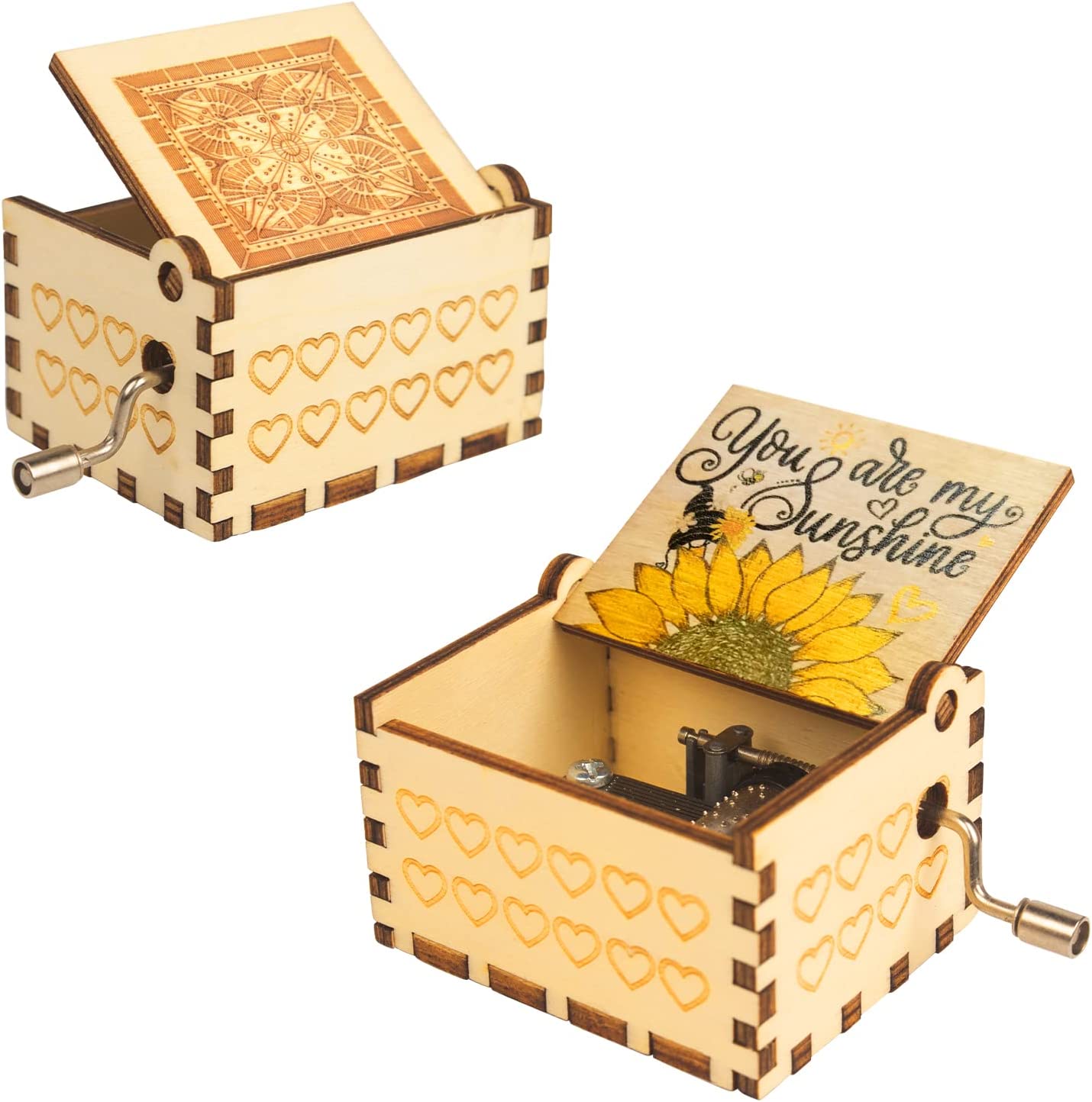  Awerise Caja musical de madera personalizada, caja de dama de  honor personalizada, caja de música de madera, regalo de novia, regalo de  madre, regalo de novio, regalo de cumpleaños, regalo de