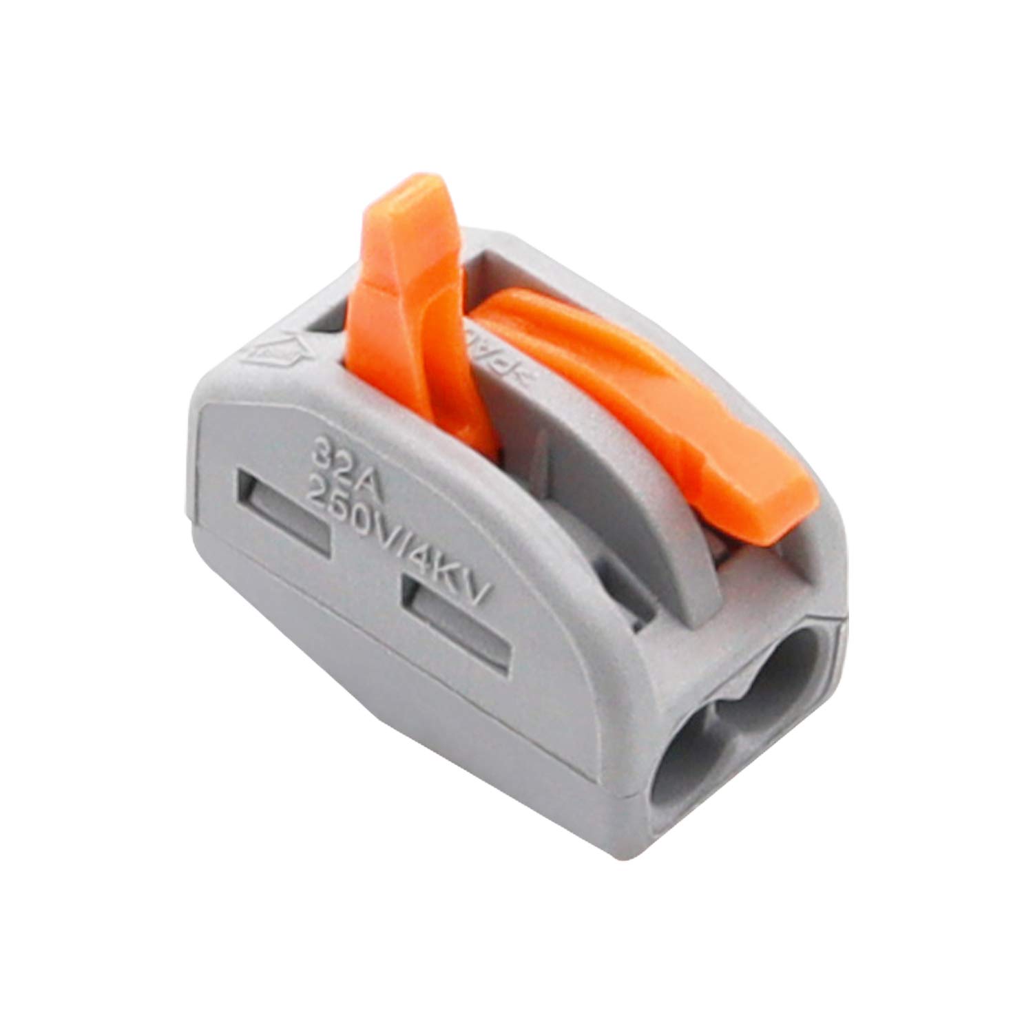 25Pcs Lever Wire Connectors – 4/5 Port Compact Terminals For 28-12 AWG Wires (Reusable)