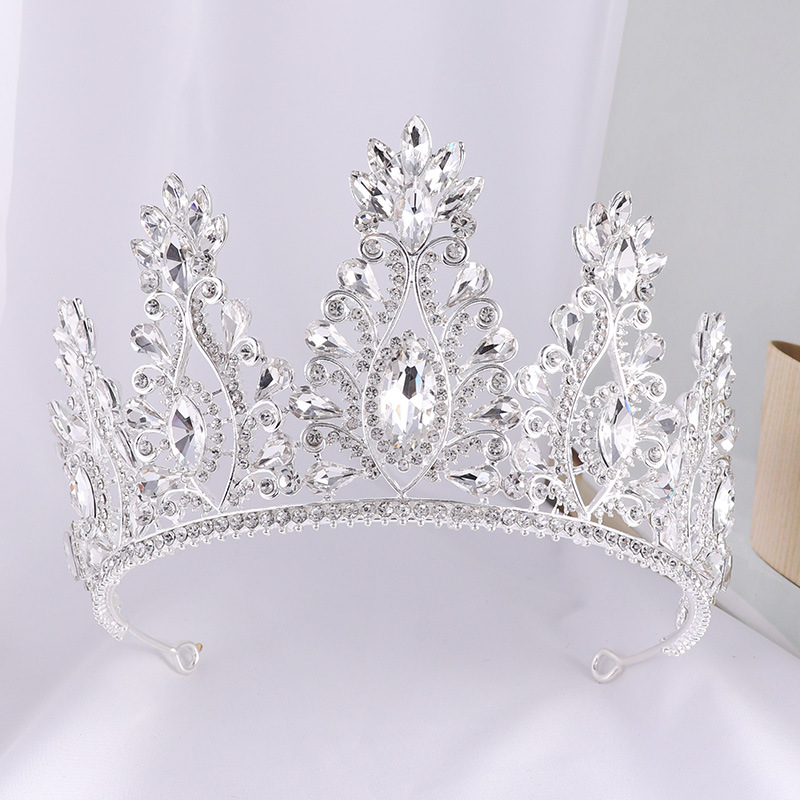 Luxury Tiaras Crowns Vintage Rhinestone Prom - Temu Australia