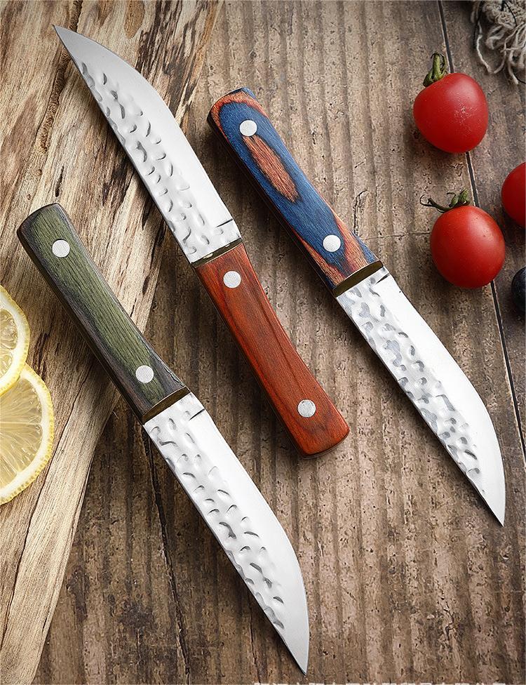 1pc Mongolian Meat Knife With Handle, Used For Meat In Home Kitchen, Also  As A Multi-use Knife For Outdoor Camping And Barbecue