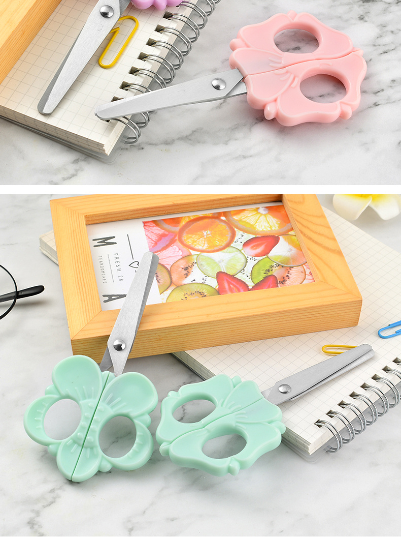 Small Scissors Kawaii Children Scissors Diy School Stationery Edc Crafts  Supplies Student Office Scissor - AliExpress