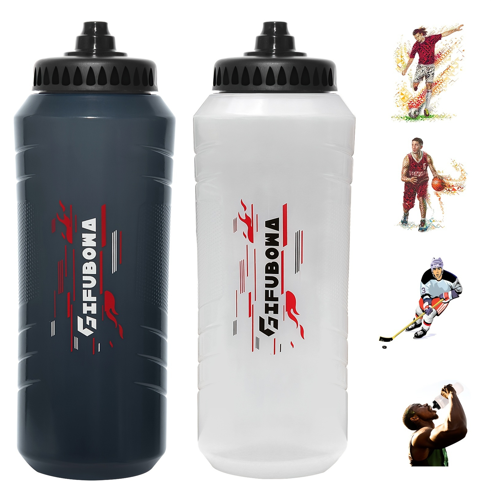 Botella De Agua Para Deportistas Estudiantes Gym 500ml Jt