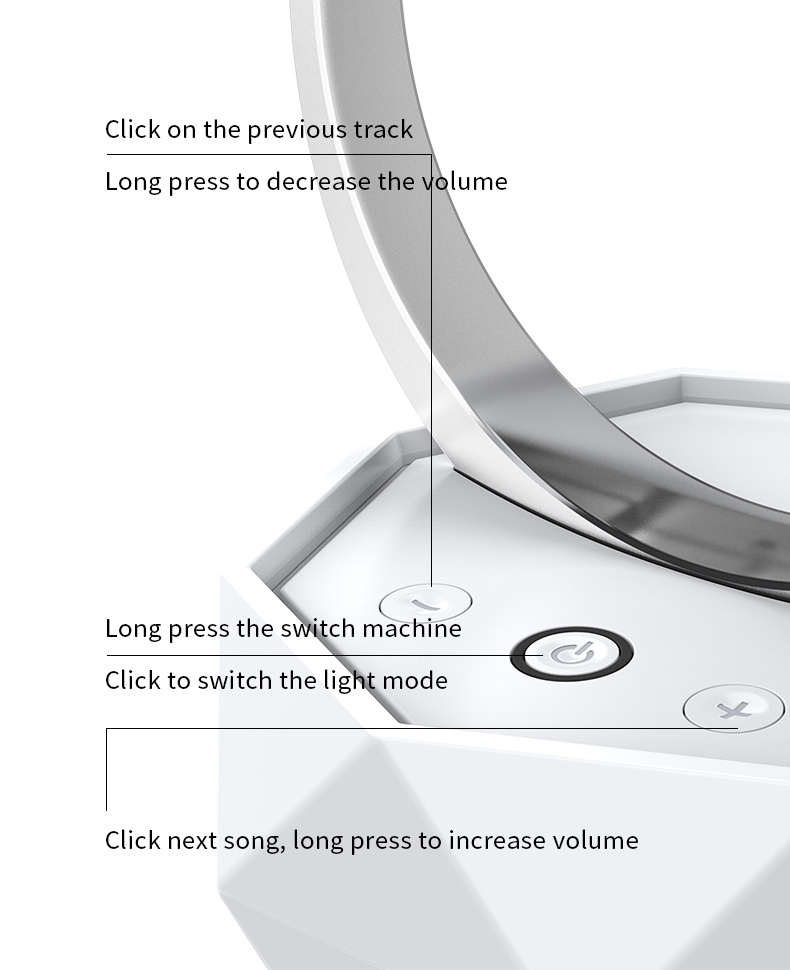 Portable RGB Light Speaker