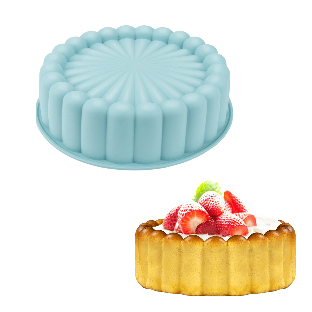 Charlotte Cake Pan Silicone, Nonstick, Round Cake Molds For Baking, 3d  Flower Shaped Charlotte Cake Pan, Exclusive & Novelty Cake Pans, Kitchen  Accessories Decoration For Christmas Wedding Valentine's Day - Temu