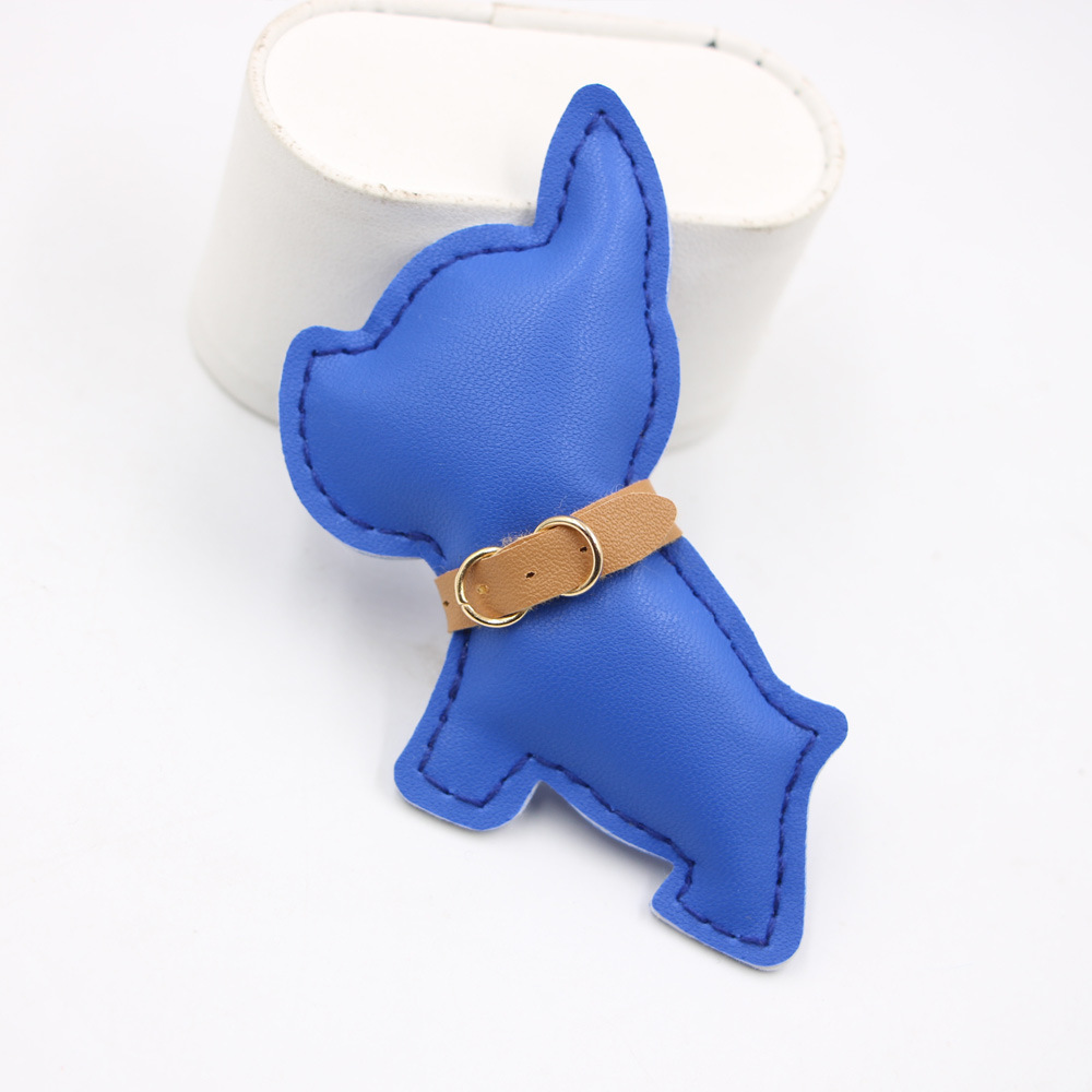 Cute Pu Leather Animal Keychain, Cute Colorful French Bulldog Pendant,  Funny Bag Ornament Accessories - Temu