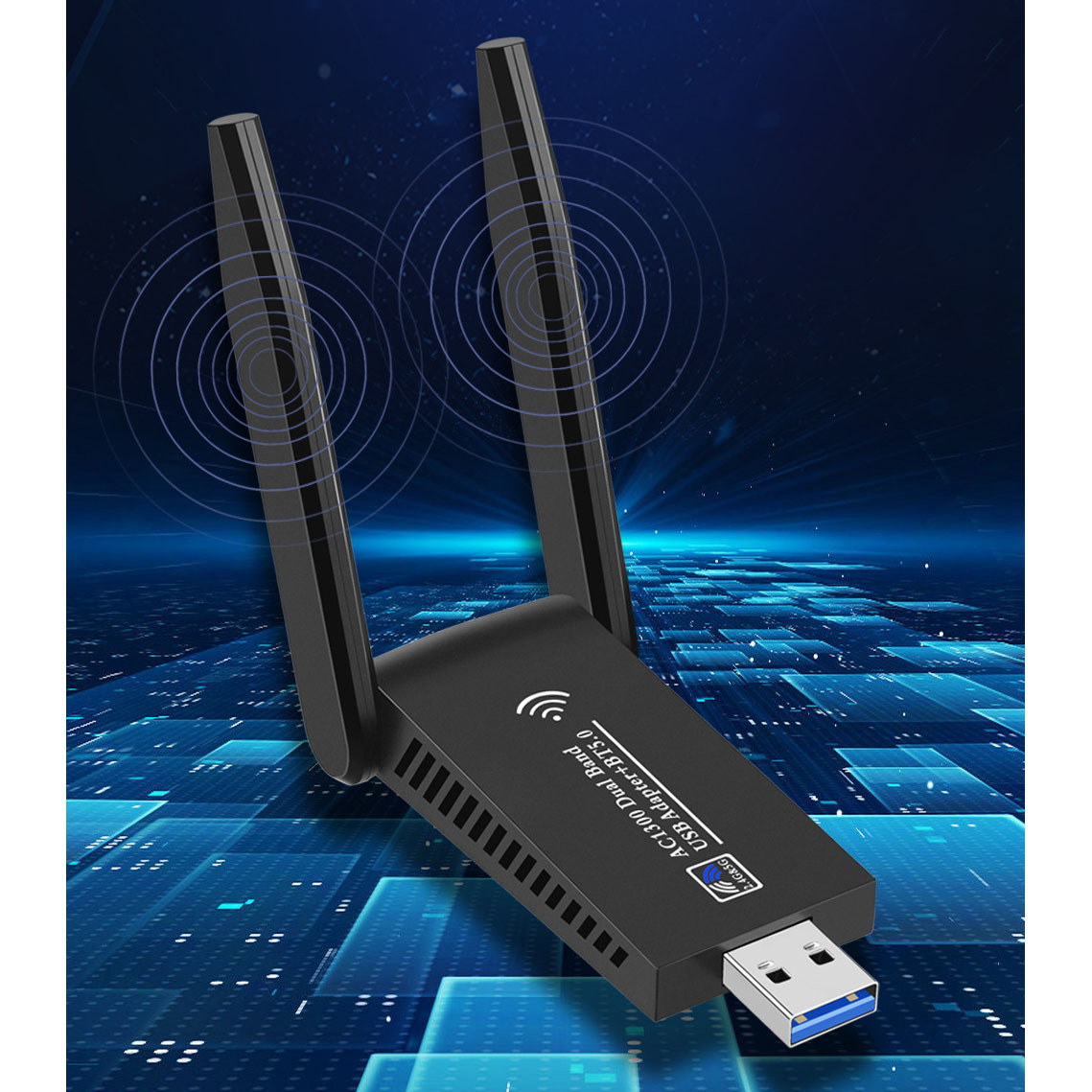 WiFi Adapter for PC, 1200Mbps USB 3.0 Wireless Network WiFi Dongle