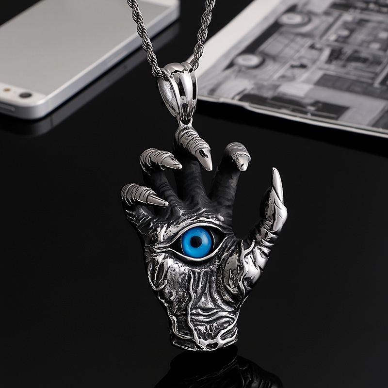 Kenzo mini eye on sale necklace