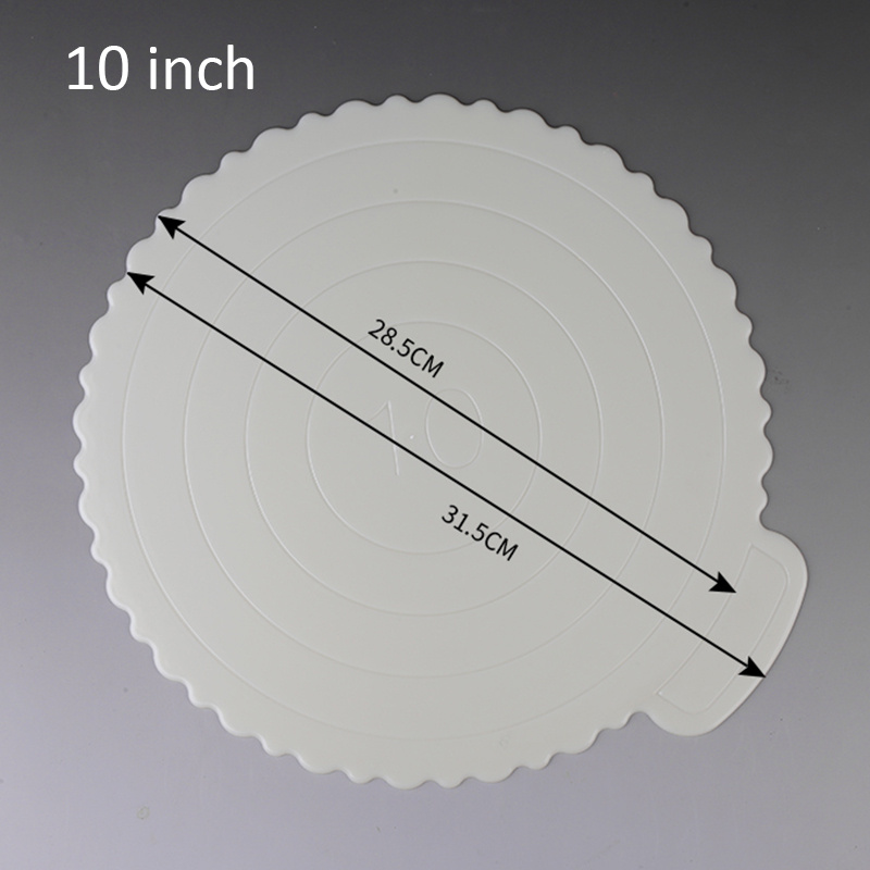 1 Pieza Tabla Para Pasteles Base De Plástico Reutilizable - Temu