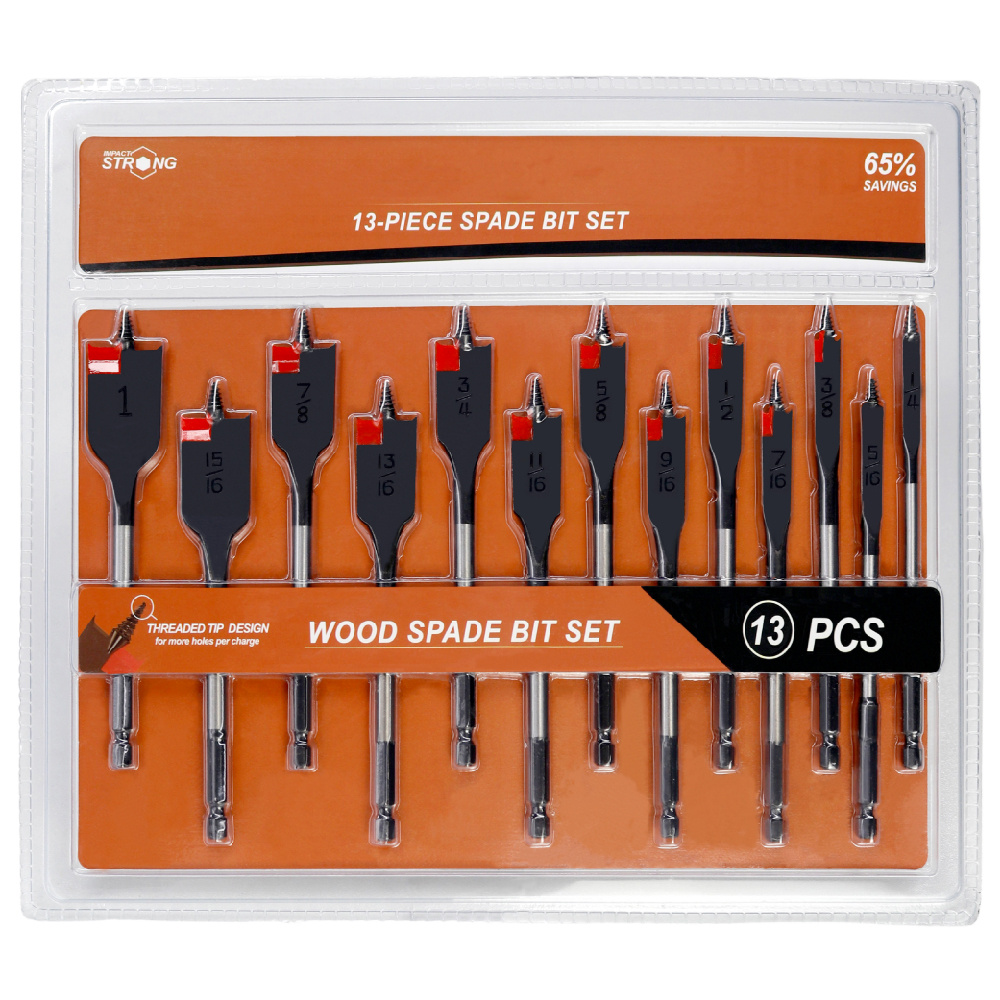 Spade Bit Set, 13 pcs.