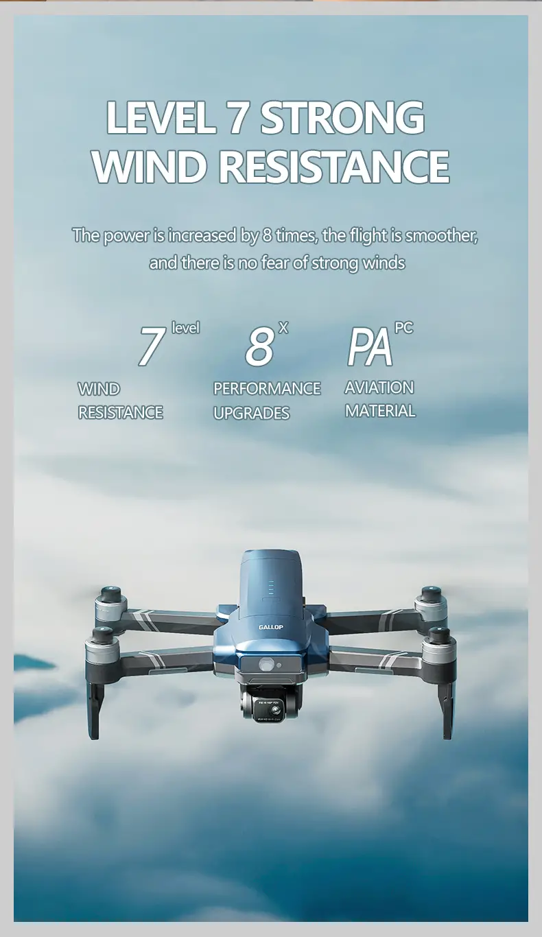 revolutionary hd camera drone digital image transmission obstacle avoidance 3 axis mechanical self stabilizing gimbal hisilicon chip remote control gesture photography long battery life wind resistance details 28
