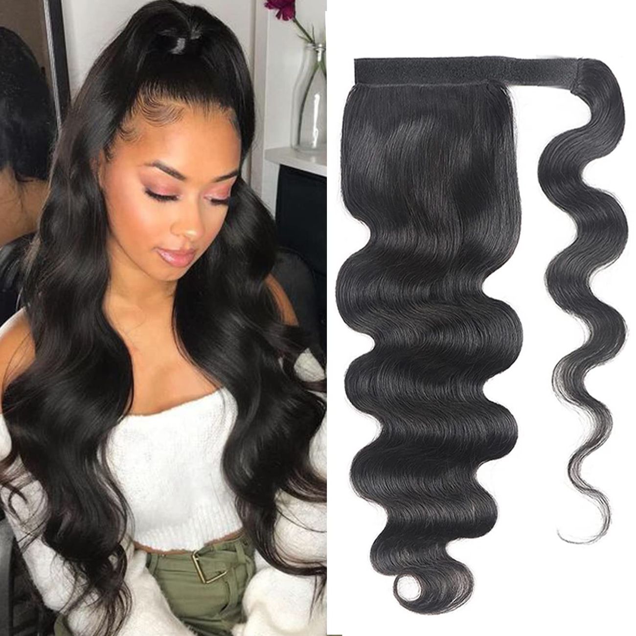 10a Human Hair Wigs Body Wave Ponytail Extension Human Hair Ponytail Extension For Women Clip In Ponytail Hair 100g 150g Long Ponytail Remy Natural Color | Check Out Today's Deals Now | Temu 10a Human Hair Wigs Body Wave Ponytail Extension Human Hair Ponytail Extension For Women Clip In Ponytail Hair 100g 150g Long Ponytail Remy Natural Color | Check Out Today's Deals Now | Temu