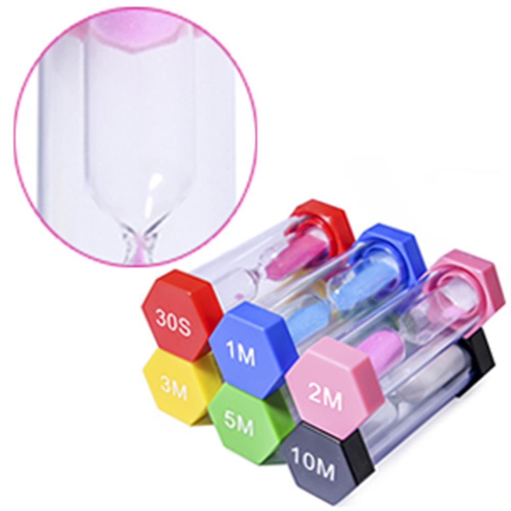 Colorful Sand Timers Set Plastic Sandglass Hourglass Sand Temu