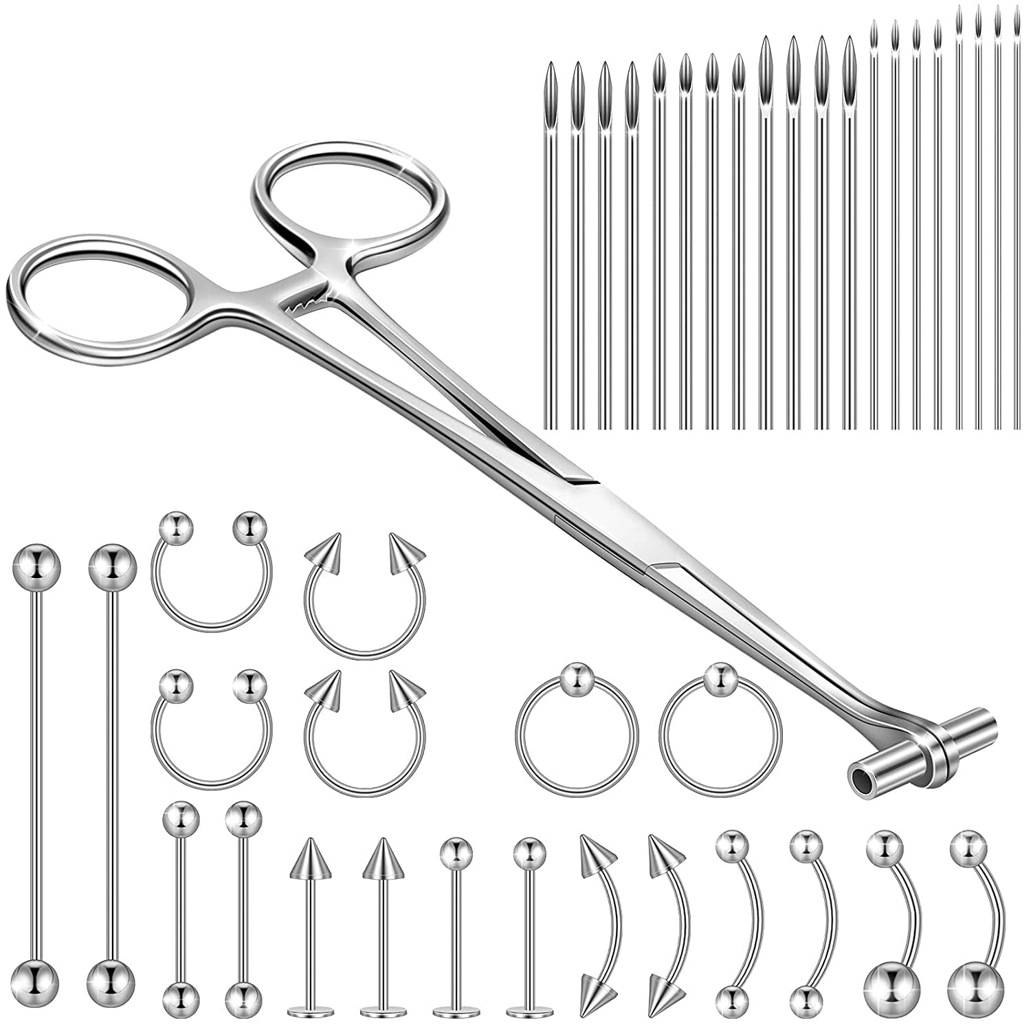 Le kit d'outils de piercing de 41 pièces comprend une pince - Temu France