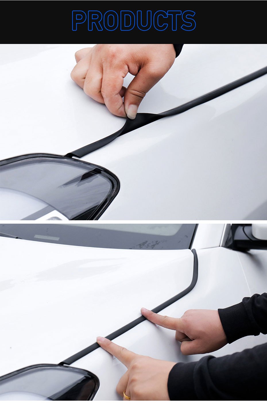 Car Hood Sealing Strip Universal Auto Rubber Seal Strip Temu