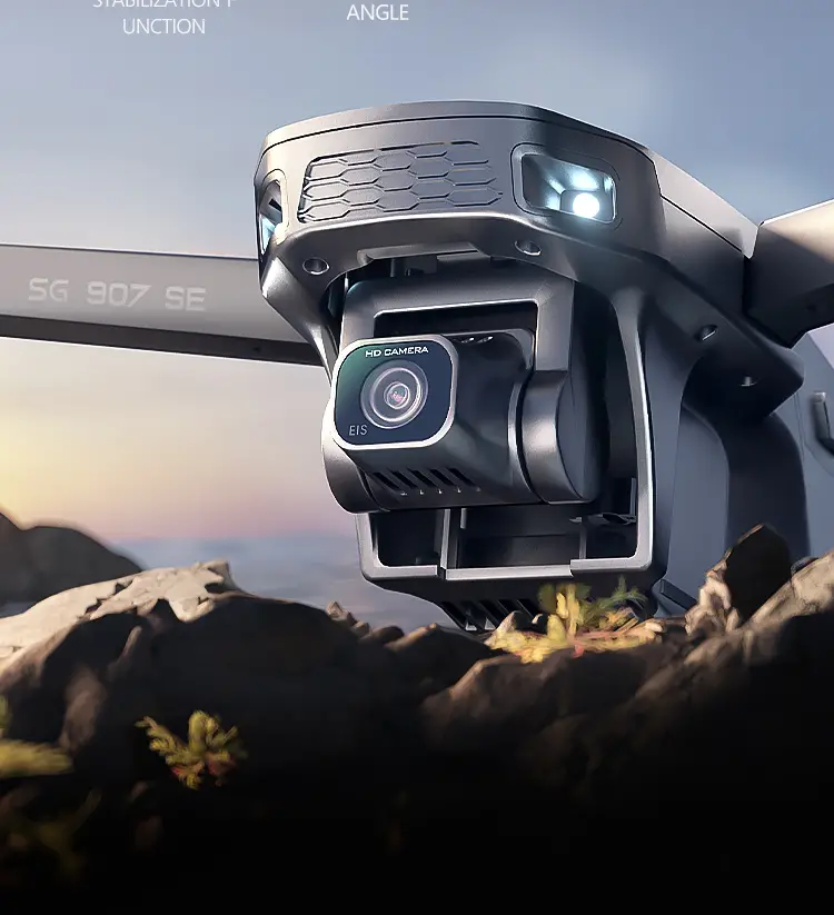capture stunning aerial photos 4k movies with this powerful drone anti shake gimbal details 7